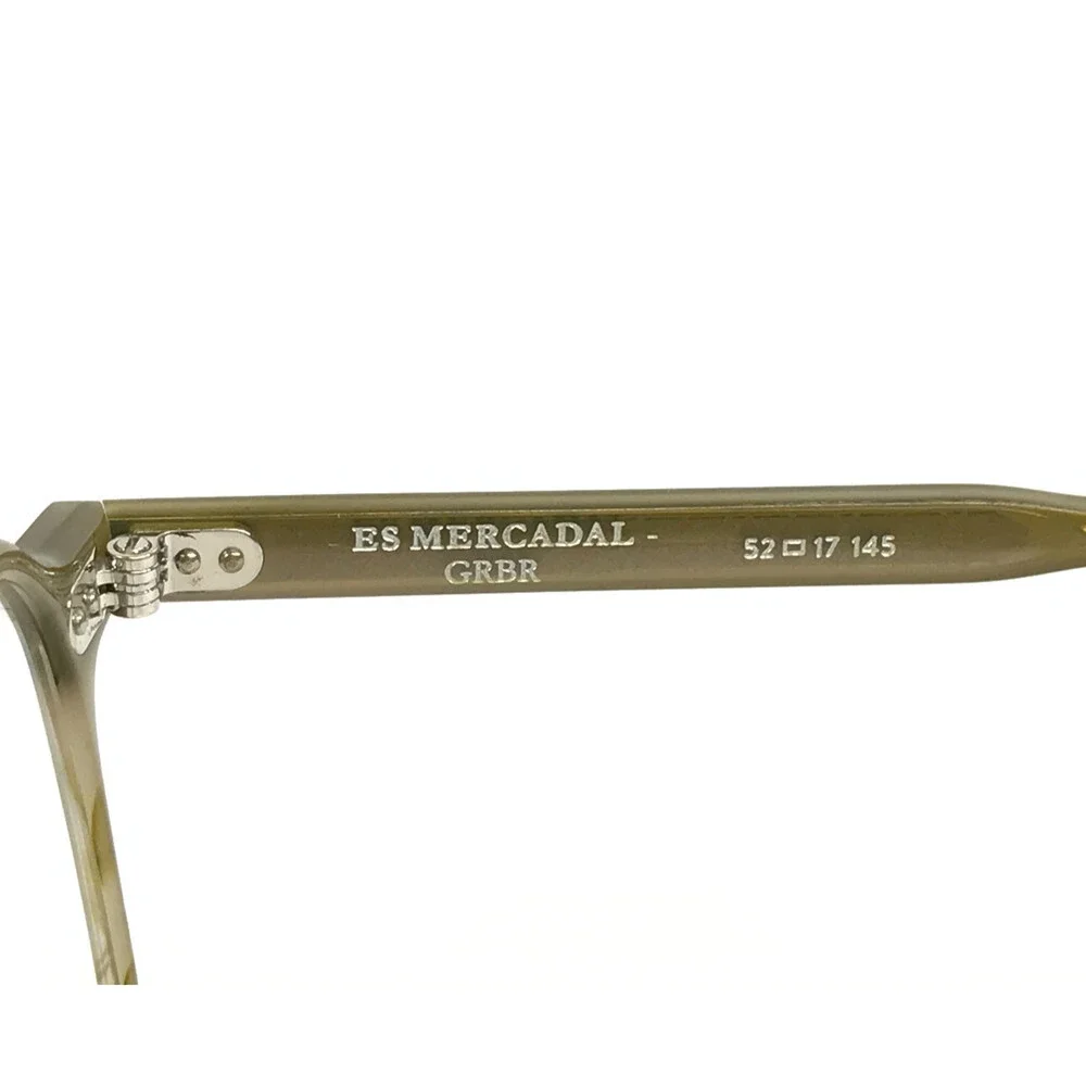 Etnia Barcelona Eyeglasses Frames ES MERCADAL GRBR Green Brown Olive 52-17-145